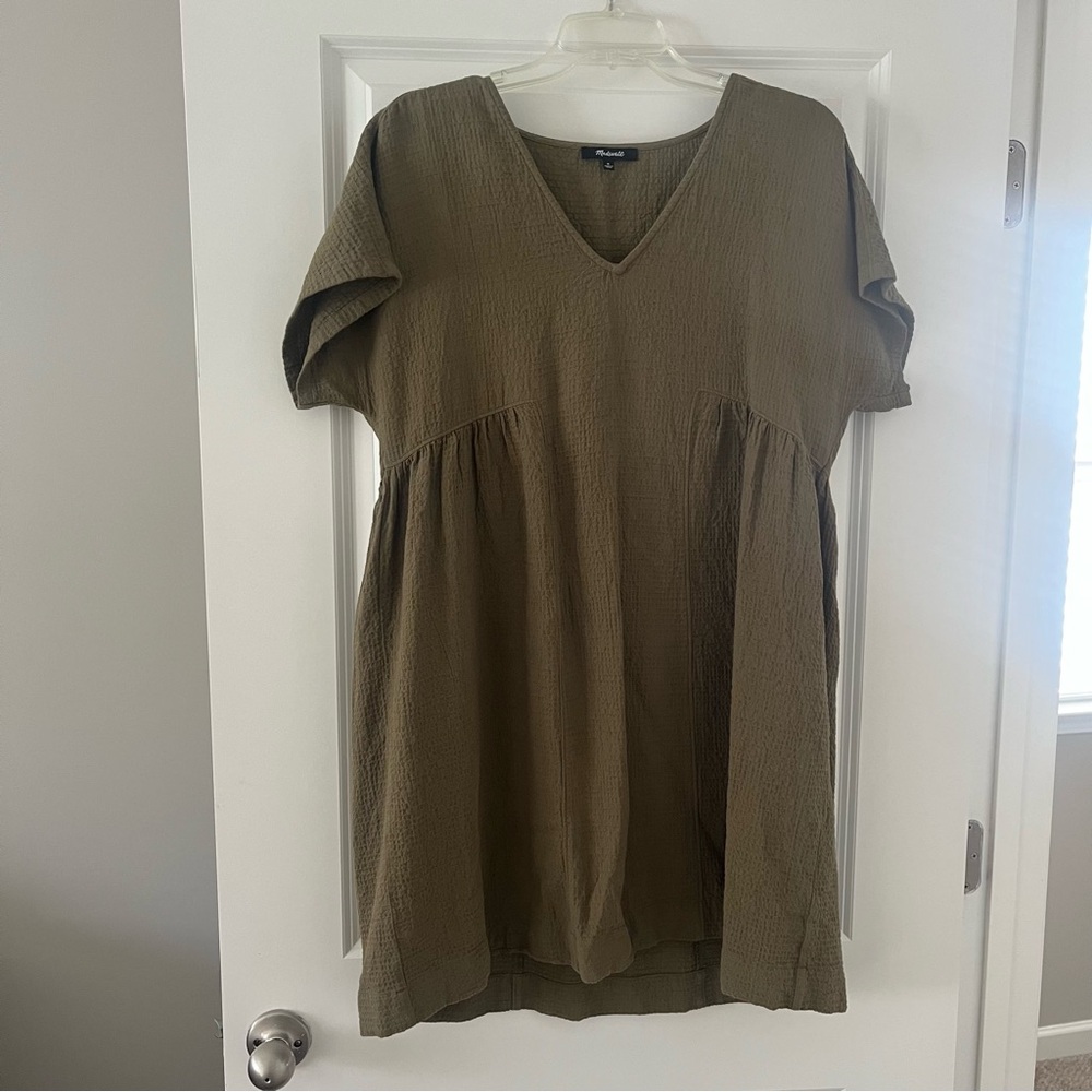 Madewell Green Dolman Sleeve Sundress